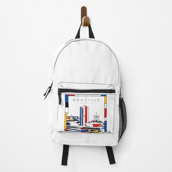 Item preview, Brasilia Mondrian style poster 3D designed and sold by CMYKStudio.