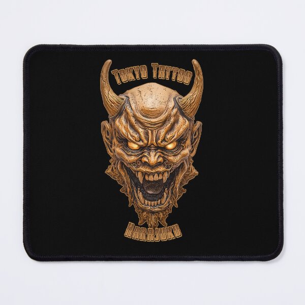 Item preview, Horned Oni Mask Demon Face Harajuku designed and sold by JalynWiza.