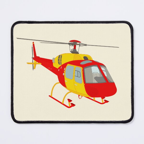 Item preview, Red and Yellow Rescue Helicopter designed and sold by AchtungStudio.