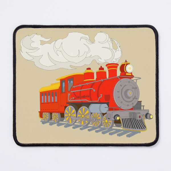 Item preview, Cheerful Red Steam Train designed and sold by AchtungStudio.