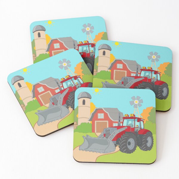 Item preview, Colorful Farm Tractor designed and sold by AchtungStudio.