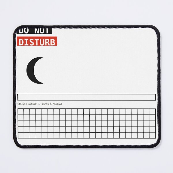 Item preview, Do Not Disturb Asleep Sticker designed and sold by PlusScanner.