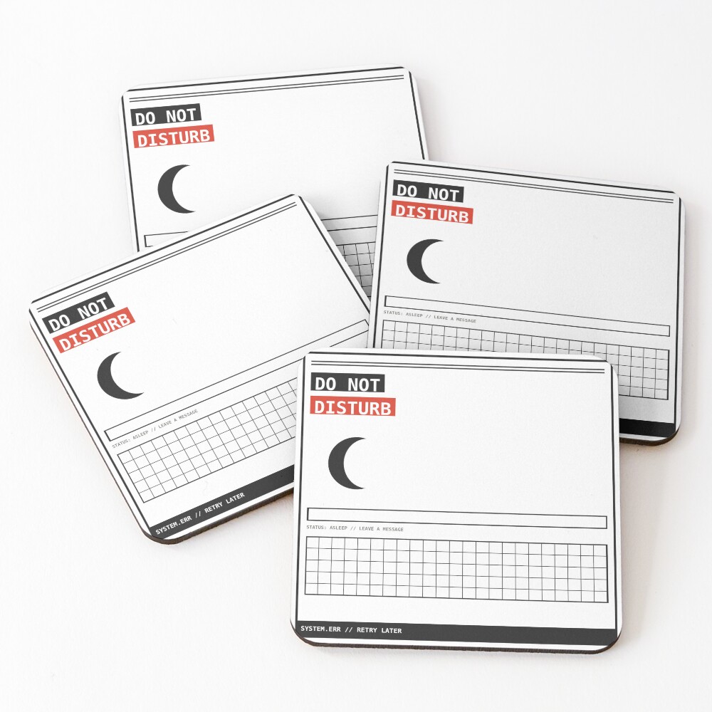 Item preview, Coasters (Set of 4) designed and sold by PlusScanner.