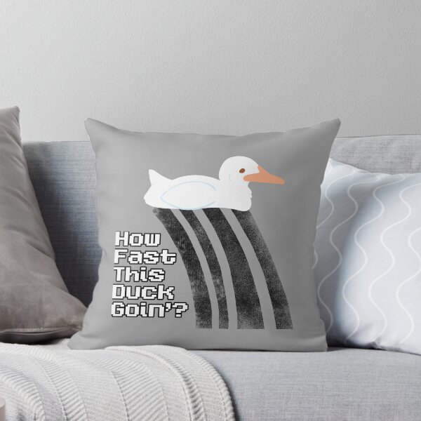 Item preview, How Fast This Duck Goin? Meme (White) designed and sold by ClumsyPillbug.