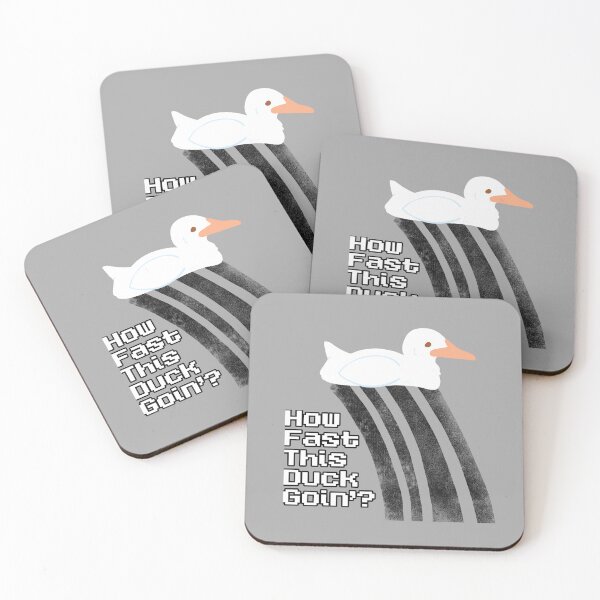 Item preview, How Fast This Duck Goin? Meme (White) designed and sold by ClumsyPillbug.