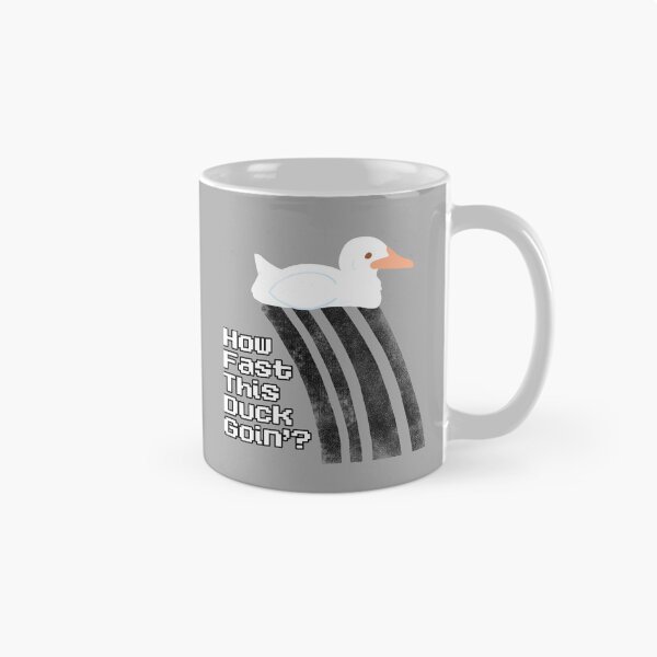Item preview, How Fast This Duck Goin? Meme (White) designed and sold by ClumsyPillbug.