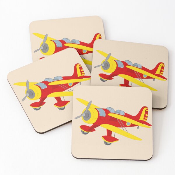 Item preview, Red and Yellow Adventure Plane designed and sold by AchtungStudio.