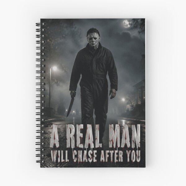 Item preview, Michael Myers Tshirts Ghost Face A Real Man Will Chase After You Scary Movie designed and sold by Hydlaaksmndriss.
