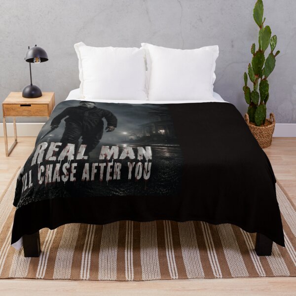 Item preview, Michael Myers Tshirts Ghost Face A Real Man Will Chase After You Scary Movie designed and sold by Hydlaaksmndriss.