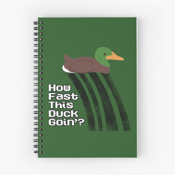 Item preview, How Fast This Duck Goin? Meme (Mallard) designed and sold by ClumsyPillbug.