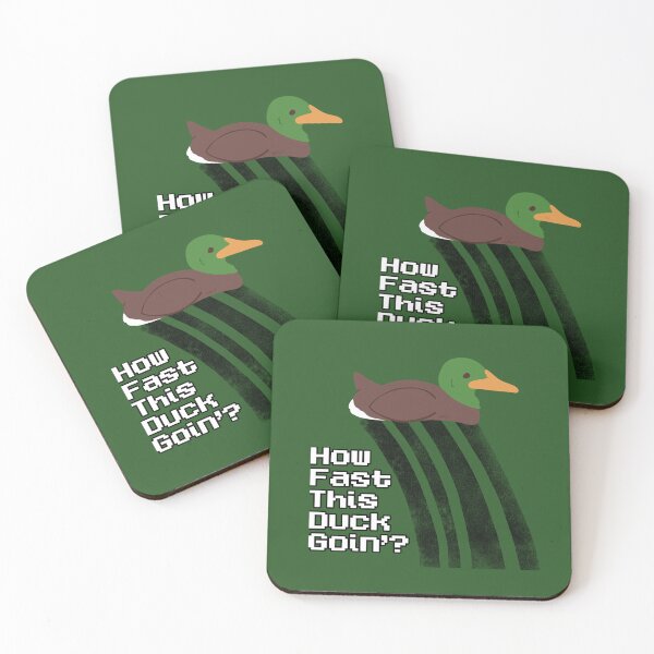 Item preview, How Fast This Duck Goin? Meme (Mallard) designed and sold by ClumsyPillbug.