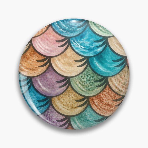 Item preview, Aquatic Fish Scale Pattern designed and sold by annenambiro.