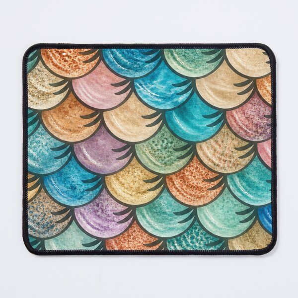 Item preview, Aquatic Fish Scale Pattern designed and sold by annenambiro.