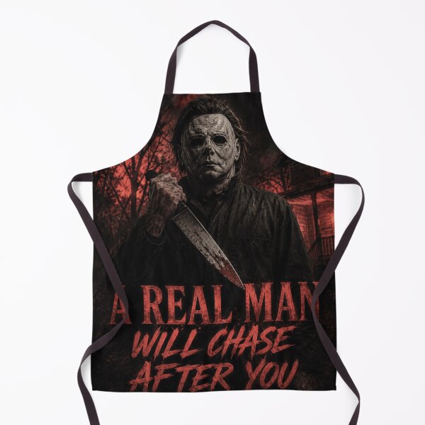 Item preview, Michael Myers Tshirts A Real Man Will Chase After You Vintage Slasher designed and sold by Hydlaaksmndriss.