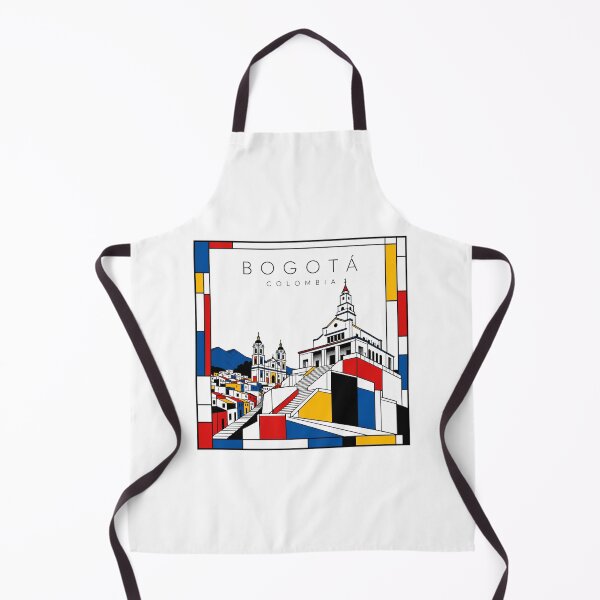 Item preview, Bogotà Mondrian style poster 3D designed and sold by CMYKStudio.