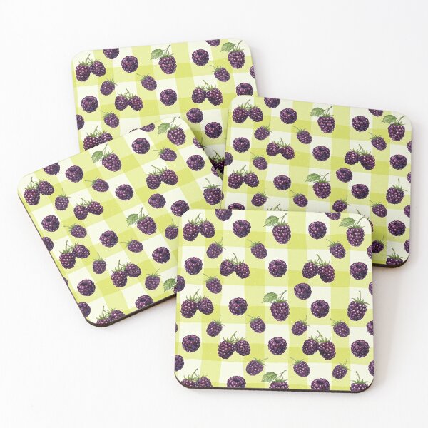 Item preview, Boysenberries watercolor pattern designed and sold by tampansgang.