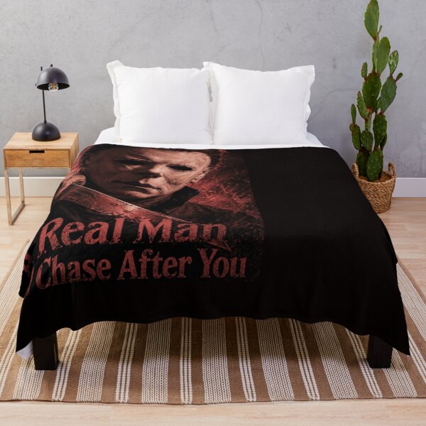 Item preview, Michael Myers Tshirts A Real Man Will Chase After You Horror Movie Fan designed and sold by Hydlaaksmndriss.