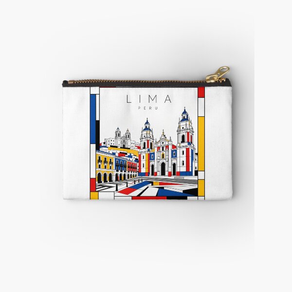 Item preview, Lima Mondrian style poster 3D designed and sold by CMYKStudio.