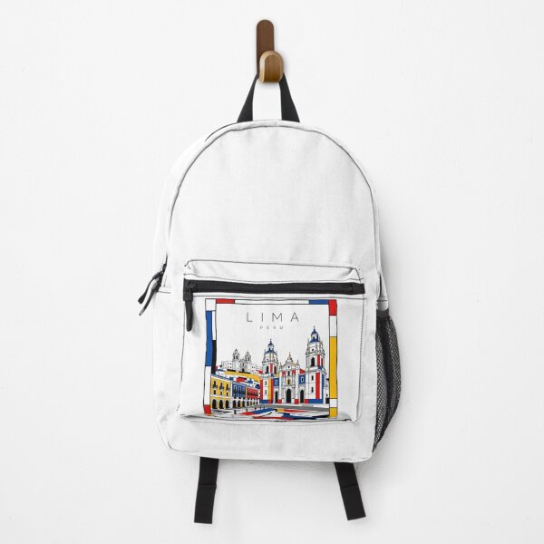 Item preview, Lima Mondrian style poster 3D designed and sold by CMYKStudio.