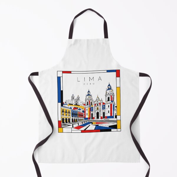 Item preview, Lima Mondrian style poster 3D designed and sold by CMYKStudio.