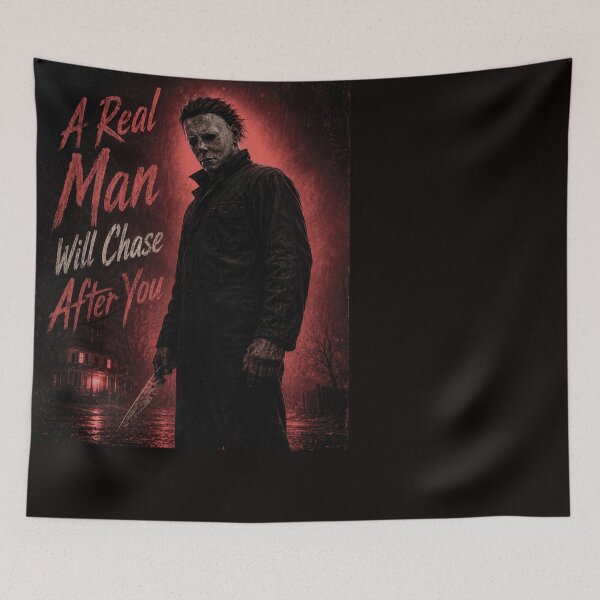 Item preview, Michael Myers Tshirts A Real Man Will Chase After You Halloween designed and sold by Hydlaaksmndriss.