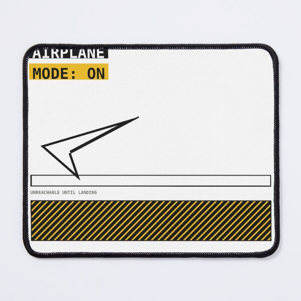 Item preview, Airplane Mode On Unreachable Sticker designed and sold by PlusScanner.