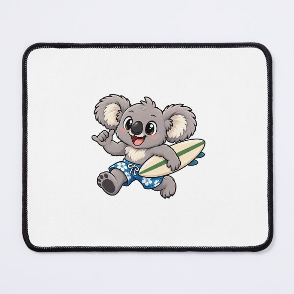 Item preview, Cute Surfer Koala With Surfboard designed and sold by Creativeworksuk.