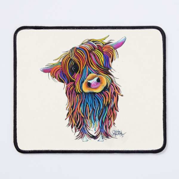 Item preview, Scottish Hairy Highland Cow ' Bill ' by Shirley MacArthur designed and sold by Shirley MacArthur Art.