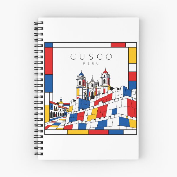 Item preview, Cusco Mondrian style poster 3D designed and sold by CMYKStudio.