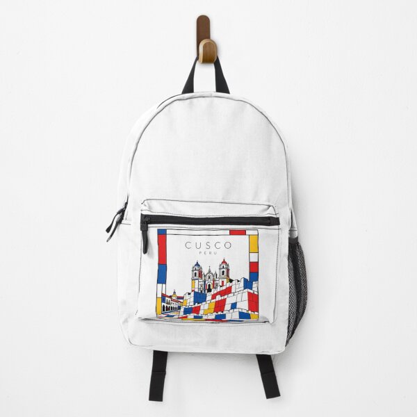 Item preview, Cusco Mondrian style poster 3D designed and sold by CMYKStudio.