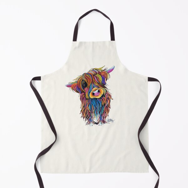 Item preview, Scottish Hairy Highland Cow ' Bill ' by Shirley MacArthur designed and sold by Shirley MacArthur Art.
