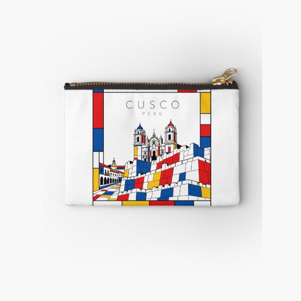Item preview, Cusco Mondrian style poster 3D designed and sold by CMYKStudio.