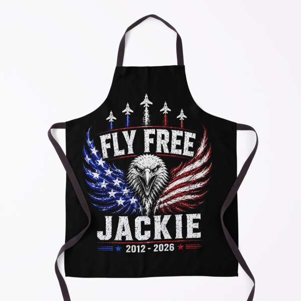 Item preview, Fly Free Jackie Bald Eagle America Flag Memorial Tribute designed and sold by MOHAMED AKKAR.