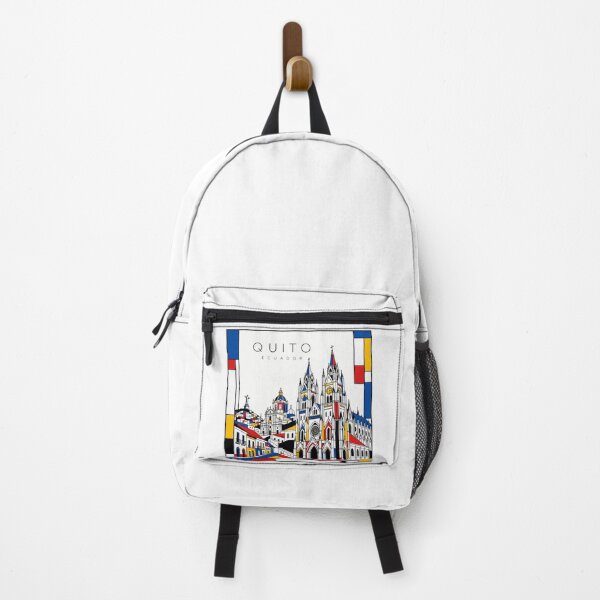 Item preview, Quito Mondrian style poster 3D designed and sold by CMYKStudio.