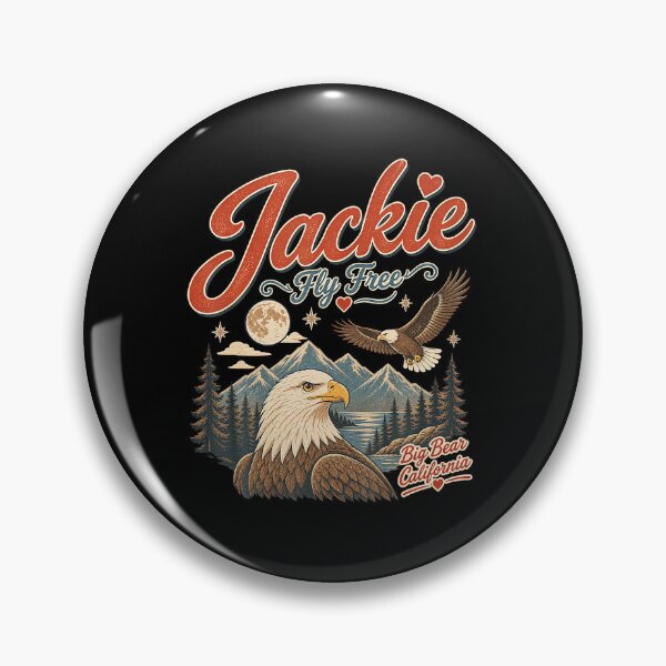 Item preview, Fly Free Jackie Bald Eagle Family Forever Queen Tribute designed and sold by Amerakstore.