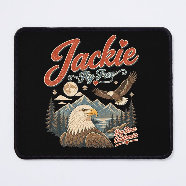 Item preview, Fly Free Jackie Bald Eagle Family Forever Queen Tribute designed and sold by Amerakstore.