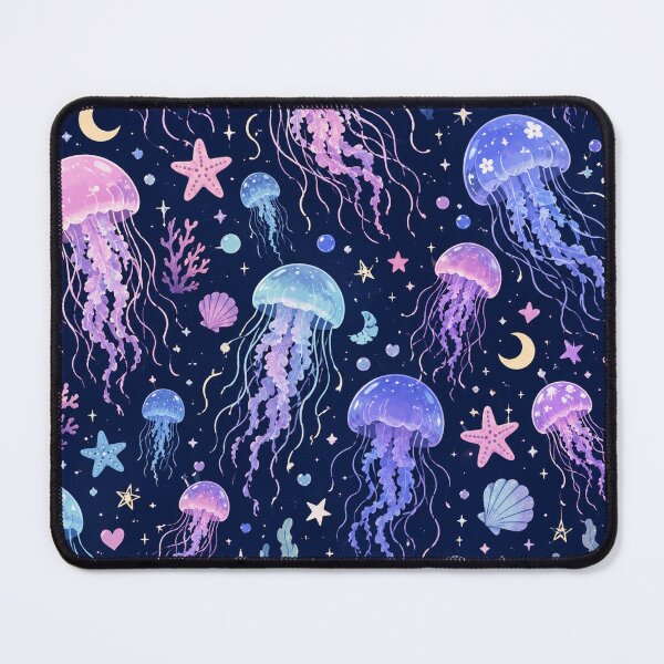 Item preview, Jellyfish Dreamscape Magical Ocean Underwater Fantasy Pattern designed and sold by RJACreative.