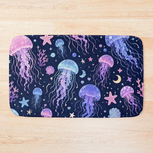 Item preview, Jellyfish Dreamscape Magical Ocean Underwater Fantasy Pattern designed and sold by RJACreative.
