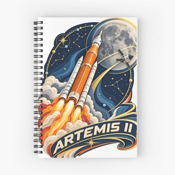 Item preview, Artemis II Papercraft Moon Rocket Launch Art designed and sold by Promoffy.