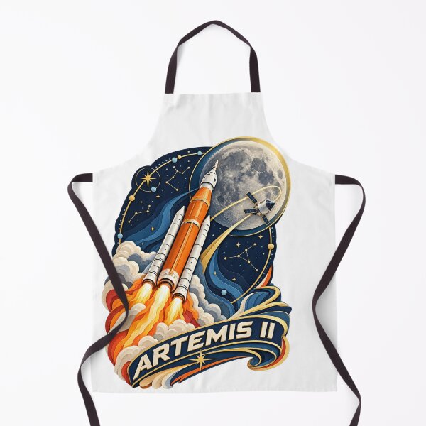 Item preview, Artemis II Papercraft Moon Rocket Launch Art designed and sold by Markloom.co.