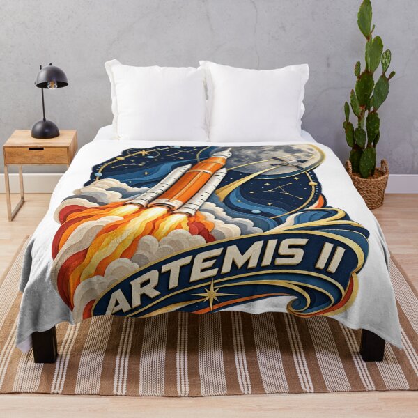 Item preview, Artemis II Papercraft Moon Rocket Launch Art designed and sold by Promoffy.