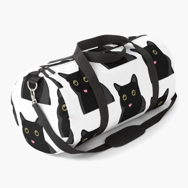 Item preview, Cute Black Cat Pink Heart Tongue Kawaii Art designed and sold by Dmo3HarkoArt.