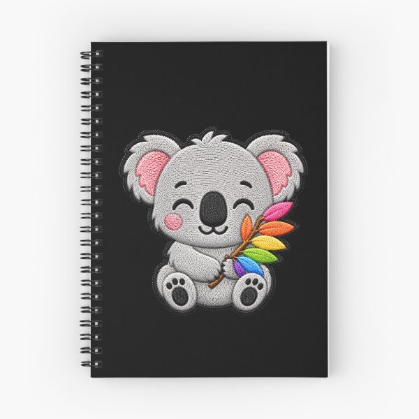 Item preview, Rainbow Koala Embroidery Patch Illustration designed and sold by ColorSplash123.