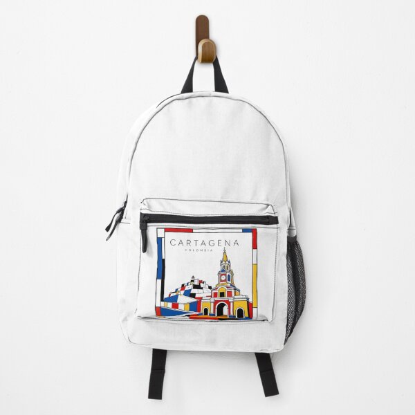 Item preview, Cartagena Mondrian style poster 3D designed and sold by CMYKStudio.