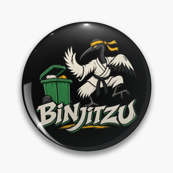Item preview, Binjitzu Aussie Bin Chicken Martial Arts Design designed and sold by EverclearDesign.