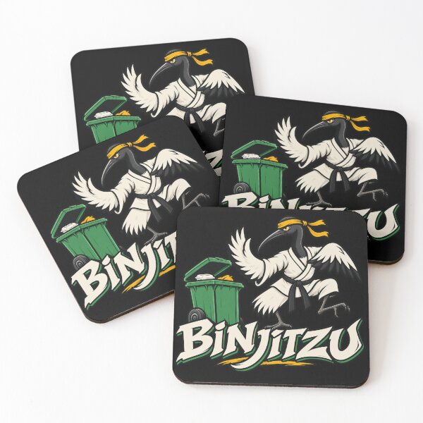 Item preview, Binjitzu Aussie Bin Chicken Martial Arts Design designed and sold by EverclearDesign.