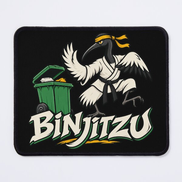 Item preview, Binjitzu Aussie Bin Chicken Martial Arts Design designed and sold by EverclearDesign.