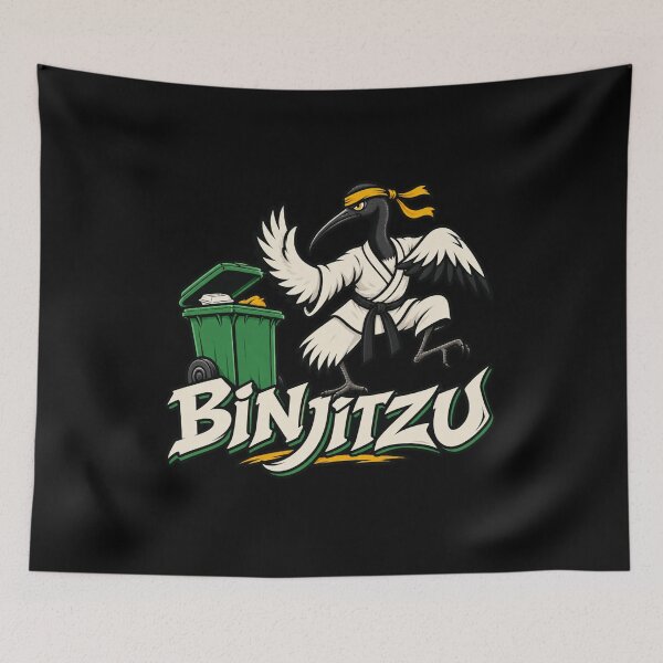Item preview, Binjitzu Aussie Bin Chicken Martial Arts Design designed and sold by EverclearDesign.