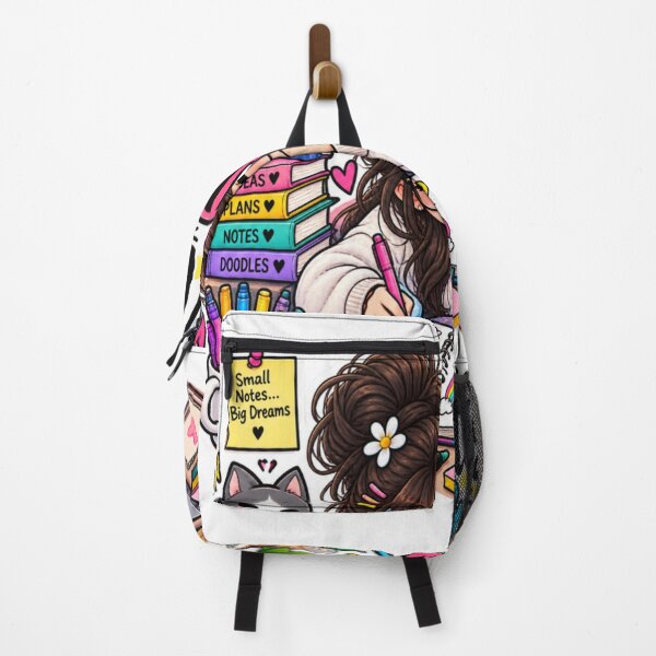 Item preview, Cute Notes & Doodles Study Girl Sticker | Student Planner & Study Vibes designed and sold by Genzfirevibes.