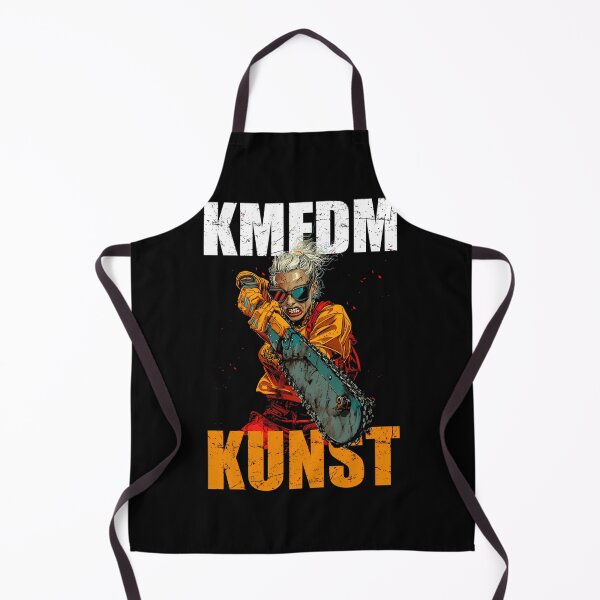 Item preview, KMFDM Kunst Chainsaw Girl Orange designed and sold by ShopElysium.